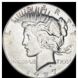 1927-S Silver Peace Dollar CLOSELY UNCIRCULATED