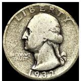 1932-D Silver Washington Quarter NICELY CIRCULATED
