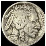 1915-D Buffalo Nickel LIGHTLY CIRCULATED