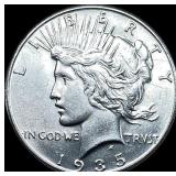 1935 Silver Peace Dollar UNCIRCULATED