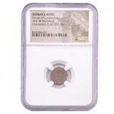 Roman House of Constantine AE4 BI Nummus NGC
