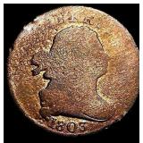 1803 Draped Bust Half Cent NICELY CIRCULATED