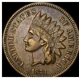 1873 Bronze Indian Head Cent NEARLY UNCIRCULATED