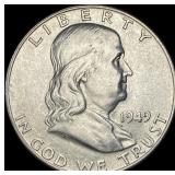 1949-D Silver Half Dollar Franklin CHOICE BU