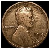 1914-D Lincoln Wheat Cent LIGHTLY CIRCULATED