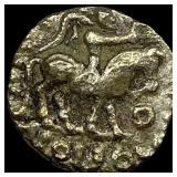 Indo-Scythian 58-12 BC Silver Drachm NEARLY UNCIR