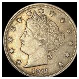 1911 Liberty Head Nickel CLOSELY UNCIRCULATED