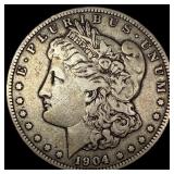 1904-S Silver Morgan Dollar LIGHTLY  CIRCULATED