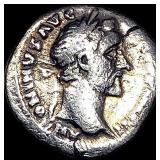 Roman Ant. Pius 138-161 AD Silver Denarius NEARLY