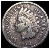 1872 Indian Head Cent NICELY CIRCULATED