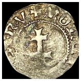 1386-1395 Hungary Silver Denar CLOSELY UNCIRCULATE