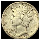 1928-D Mercury Dime LIGHTLY CIRCULATED