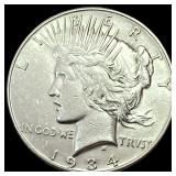 1934-S Peace Dollar LIGHTLY CIRCULATED