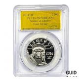 2016-W $100 Platnium Satue of Liberty 1 oz PCGS PR