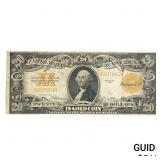 1922 $20 Large Banknote Gold Certificate