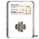 Roman Antoninus Pius, AD 138-161 AR Denarius NGC