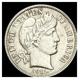 1911 Barber Dime UNCIRCULATED