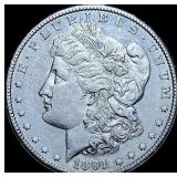 1891-S Morgan Silver Dollar CHOICE AU