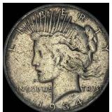 1934 Silver Peace Dollar ABOUT UNCIRCULATED