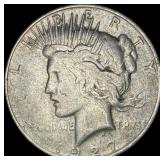 1927-D Silver Peace Dollar ABOUT UNCIRCULATED