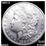 1883-S Morgan Silver Dollar CHOICE BU