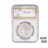 1891 Morgan Silver Dollar PGA MS64