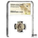 Romano-Gallic Postumus,AD260-269 BI Dbl-Denarius