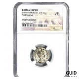 Roman Julia Soaemias, AD 218-222 AR Denarius NGC