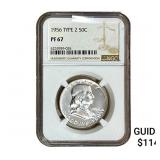 1956 Franklin Half Dollar NGC PF67 Type 2