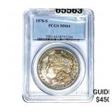 1878-S Morgan Silver Dollar PCGS MS64