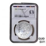2021-D Morgan Silver Dollar NGC X MS9.9