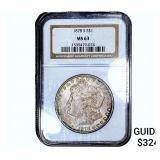 1878-S Morgan Silver Dollar NGC MS63