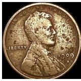 1909-S Lincoln Wheat Cent NICELY CIRCULATED