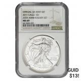 2011-W Silver Eagle NGC MS69 25th Anniv.