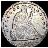 1870 Seated Liberty Silver Dollar HIGH GRADE