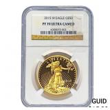 2015-W $50 Gold Eagle 1 oz NGC PF70 Ultra Cameo