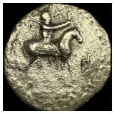 Indo-Scythian Aze 1/11-58 BC Silver Tetradrachm L