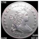1798 Draped Bust Dollar CHOICE AU