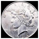 1935 Silver Peace Dollar CLOSELY UNCIRCULATED
