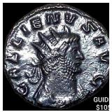 Roman Gallienus 253-268 AD BI Dbl Denarius CHOICE