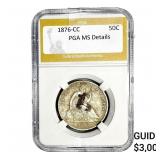 1876-CC Seated Liberty Half Dollar PGA MS Details