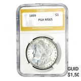 1899 Morgan Silver Dollar PGA MS65