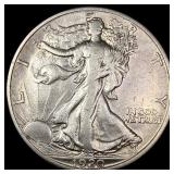 1920-S Silver Walking Liberty Half Dollar  NEARLY