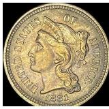 1881 Nickel Three-Cent Piece UNCIRCULATED