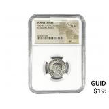 Roman Valerian I, AD 253-260 BI Dbl-Denarius NGC