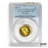 1988-W $5 Gold Olympic PCGS PR69 DCAM