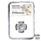 Roman Valerian I, AD 253-260 BI Dbl-Denarius NGC