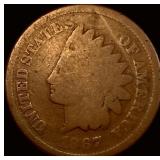 1867 Indian Head Cent NICELY CIRCULATED