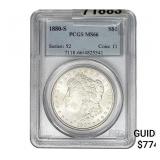 1880-S Morgan Silver Dollar PCGS MS66