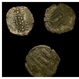 [3]780-980 AD Pratihara Empire Silver Drachm NEARL